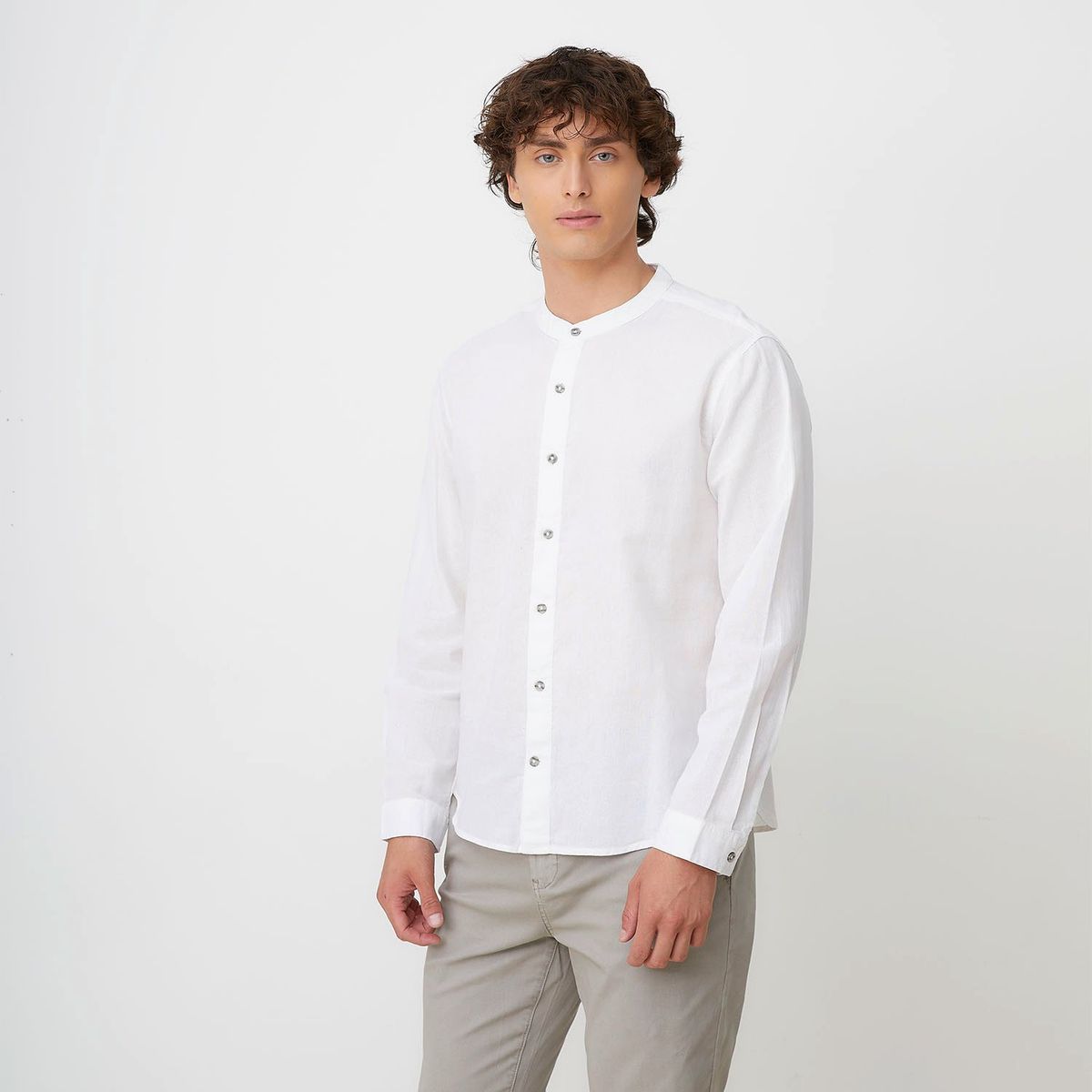 BEARCLIFF - Camisa Manga Larga Algodón Hombre Bearcliff.