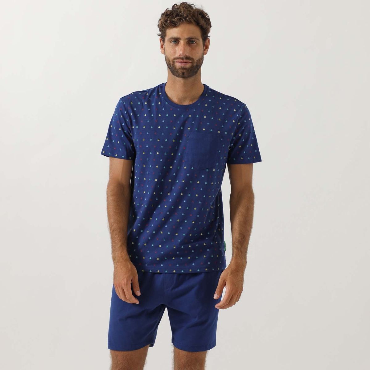 BENETTON - Pijama Corto Hombre Benetton 