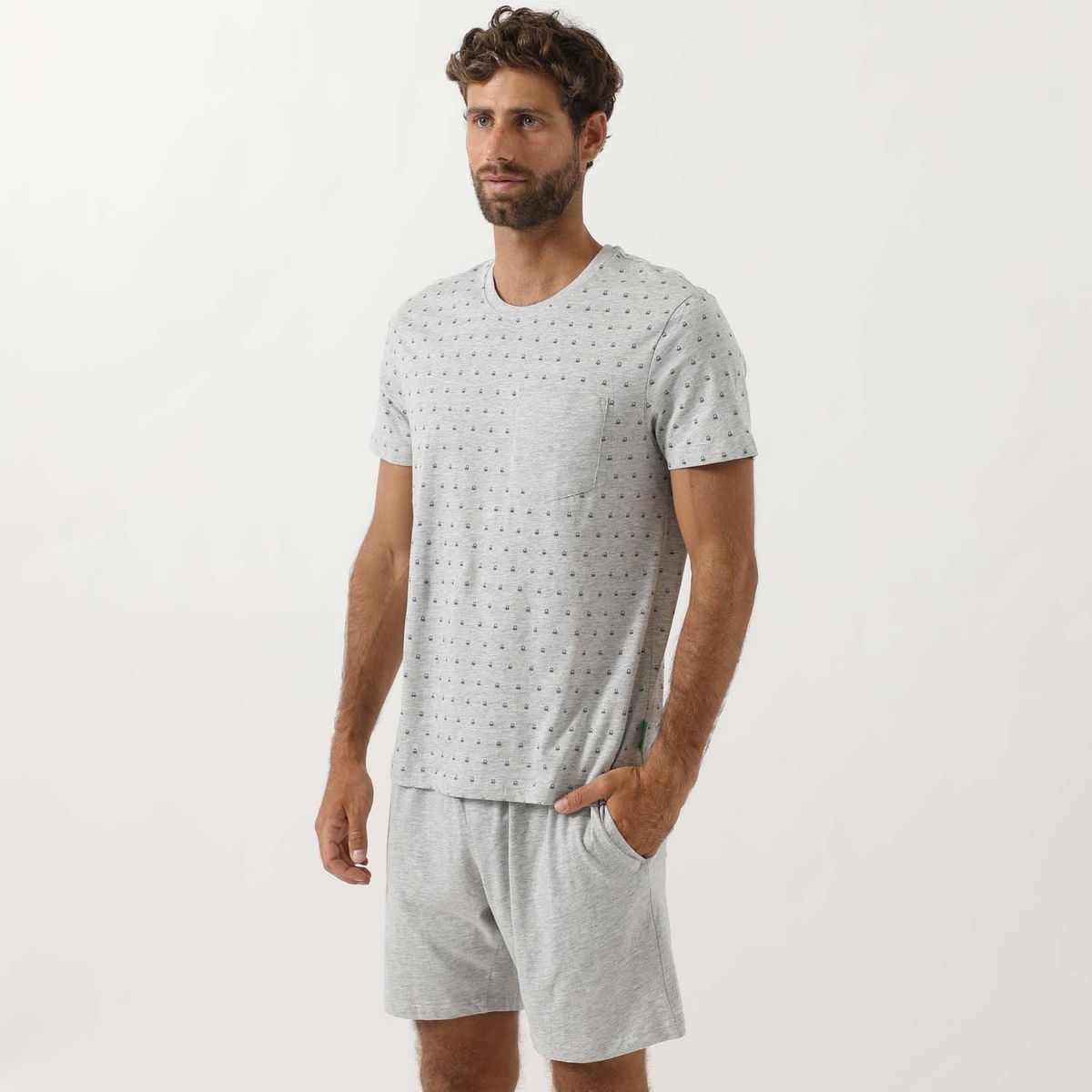 BENETTON - Pijama Corto Hombre Benetton 