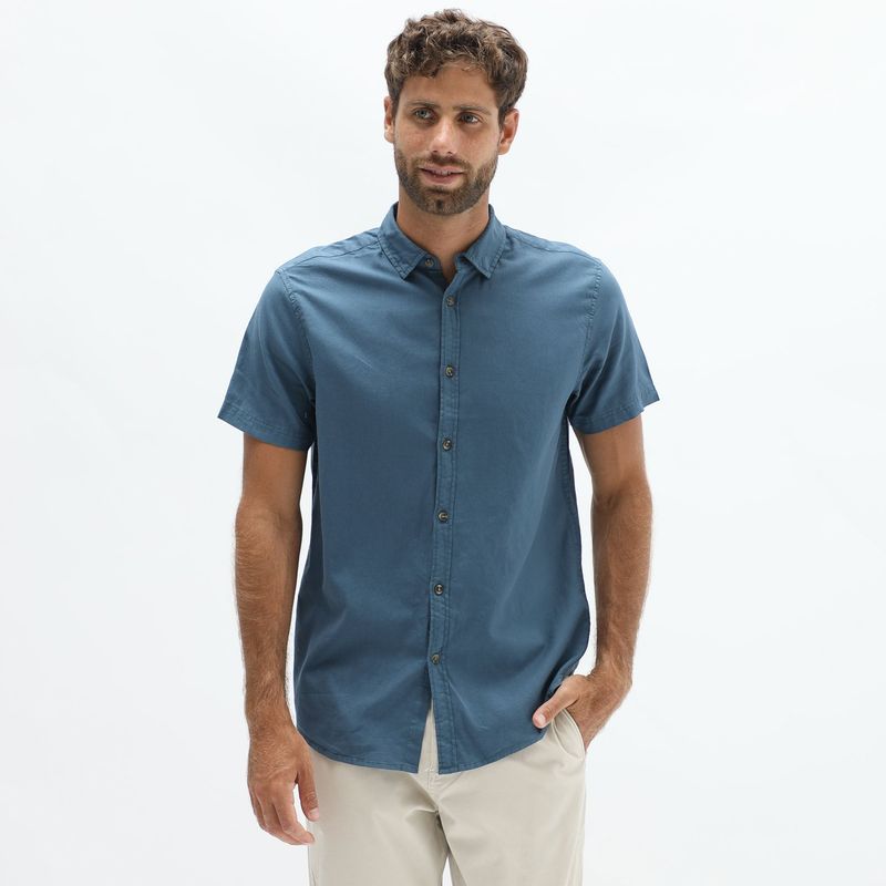 BASEMENT - Camisa Algodón Hombre Basement