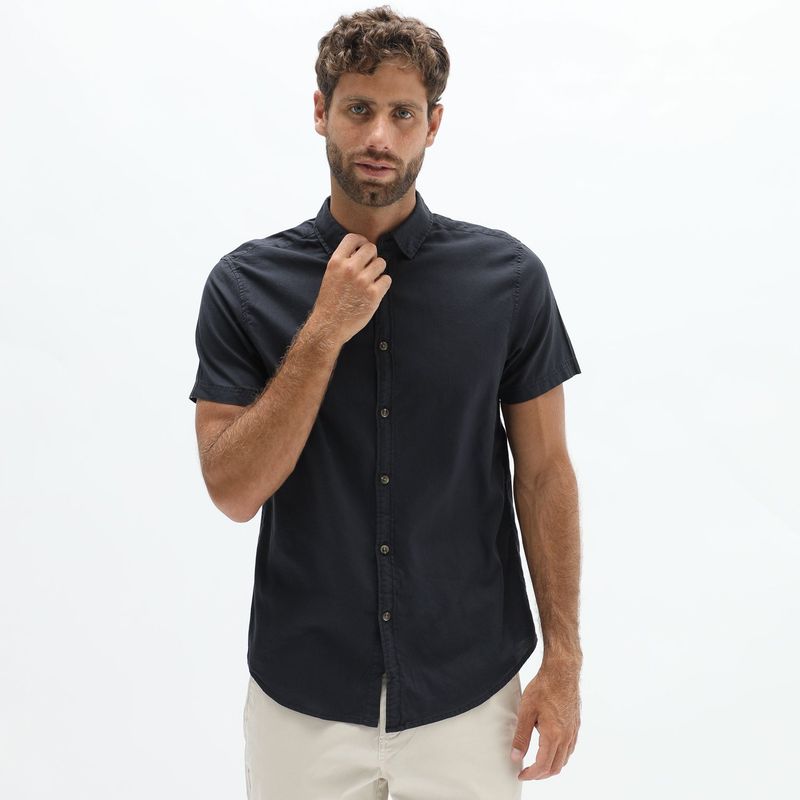 BASEMENT - Camisa Algodón Hombre Basement