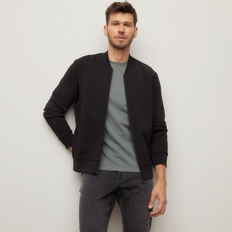 WOLF&HANK - Polera Bomber Wolf&Hank Algodón Hombre Manga Larga