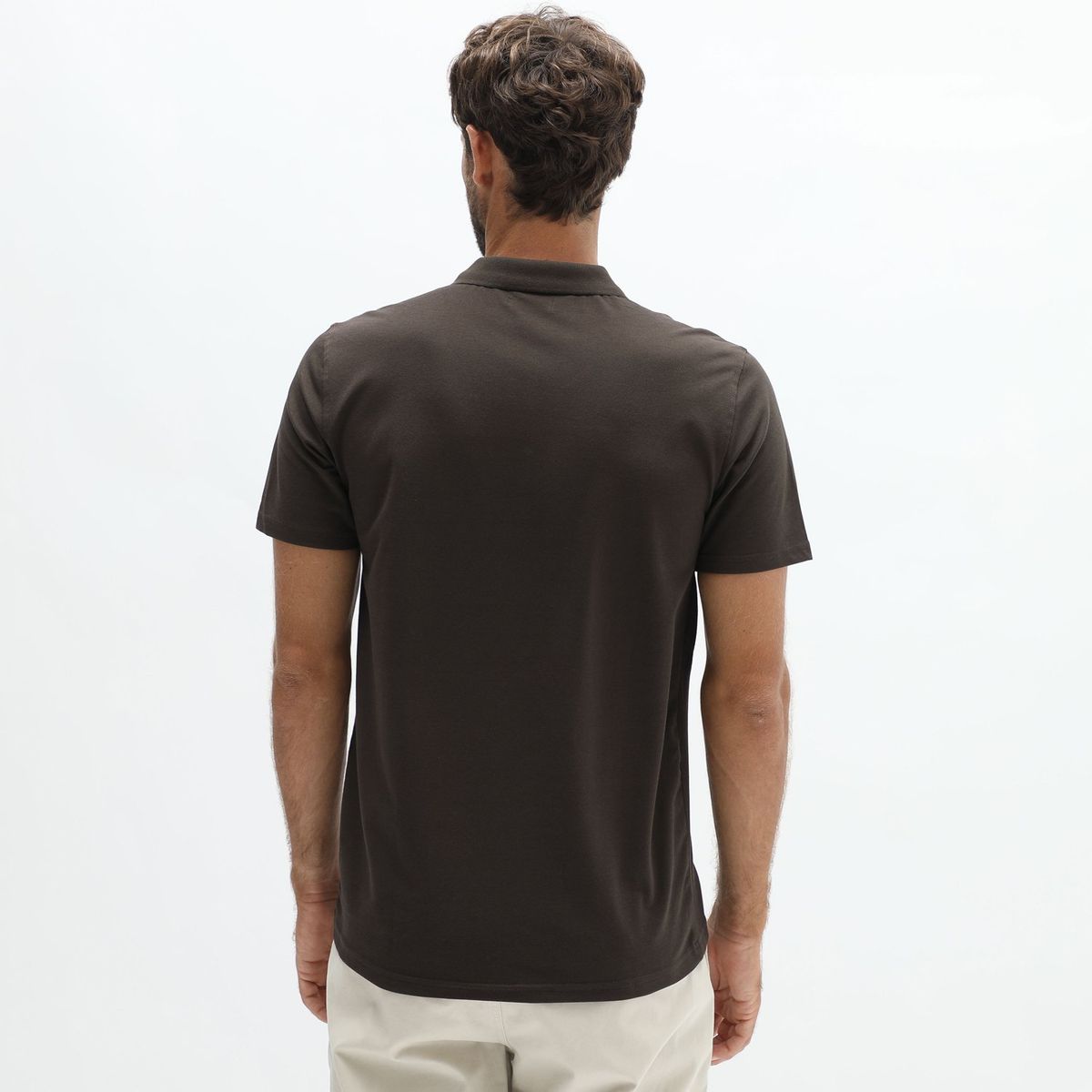 BASEMENT - Polo Basement Casual Manga Corta Algodón Hombre
