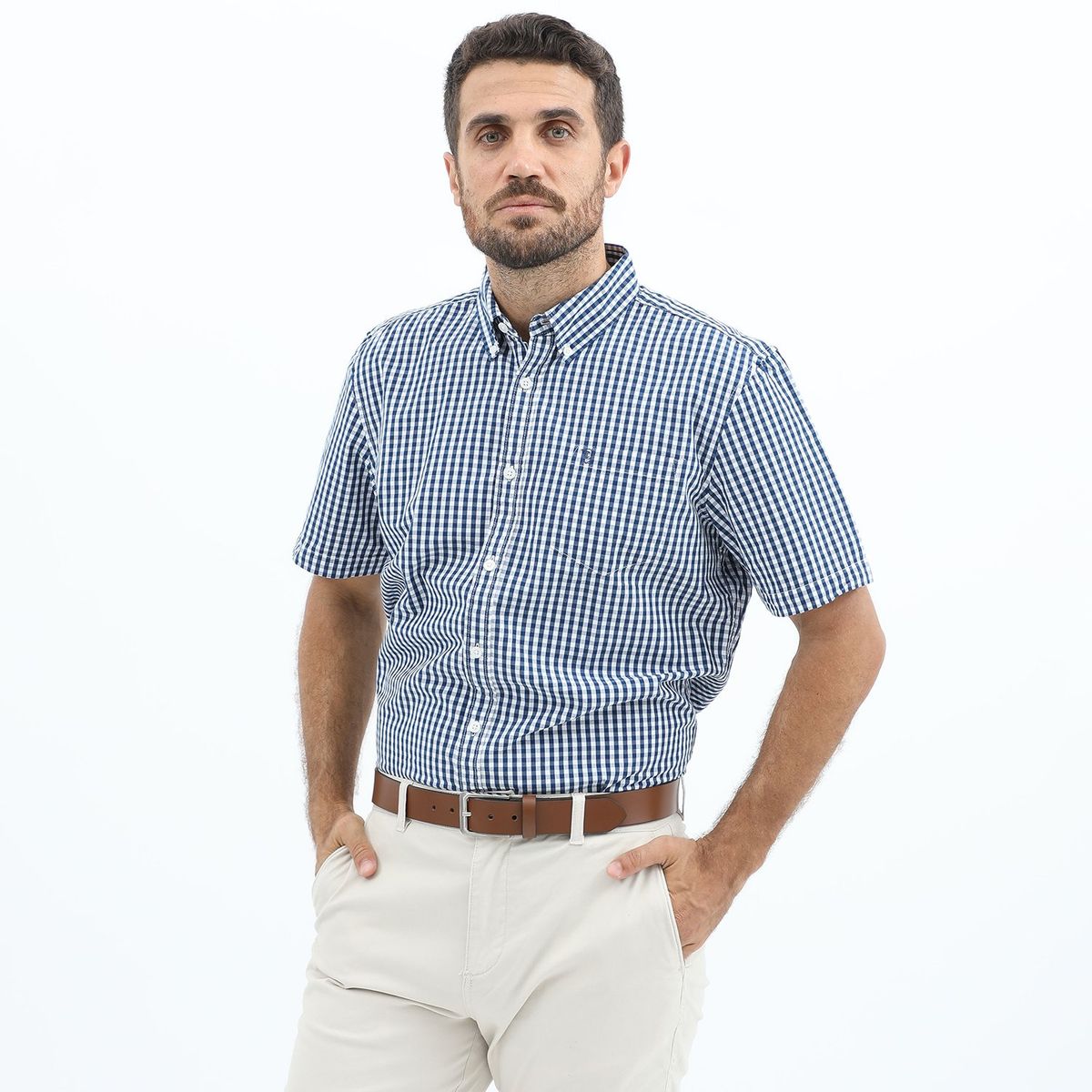 CHRISTIAN LACROIX - Camisa Cuadros Algodón Hombre Christian Lacroix 