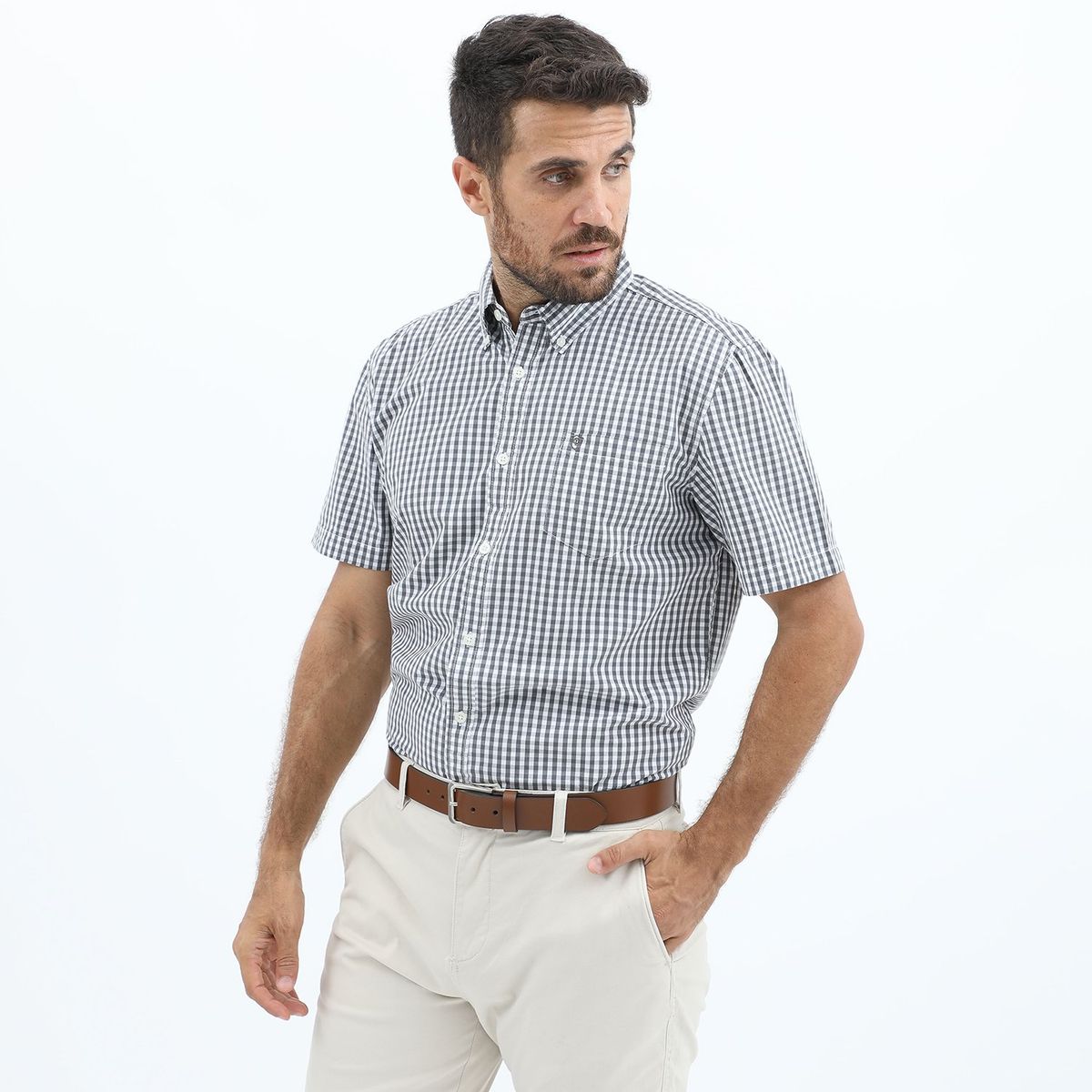 CHRISTIAN LACROIX - Camisa Cuadros Algodón Hombre Christian Lacroix 