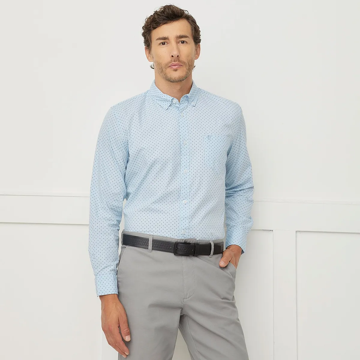 CHRISTIAN LACROIX - Camisa 100% Algodón Hombre Christian Lacroix 