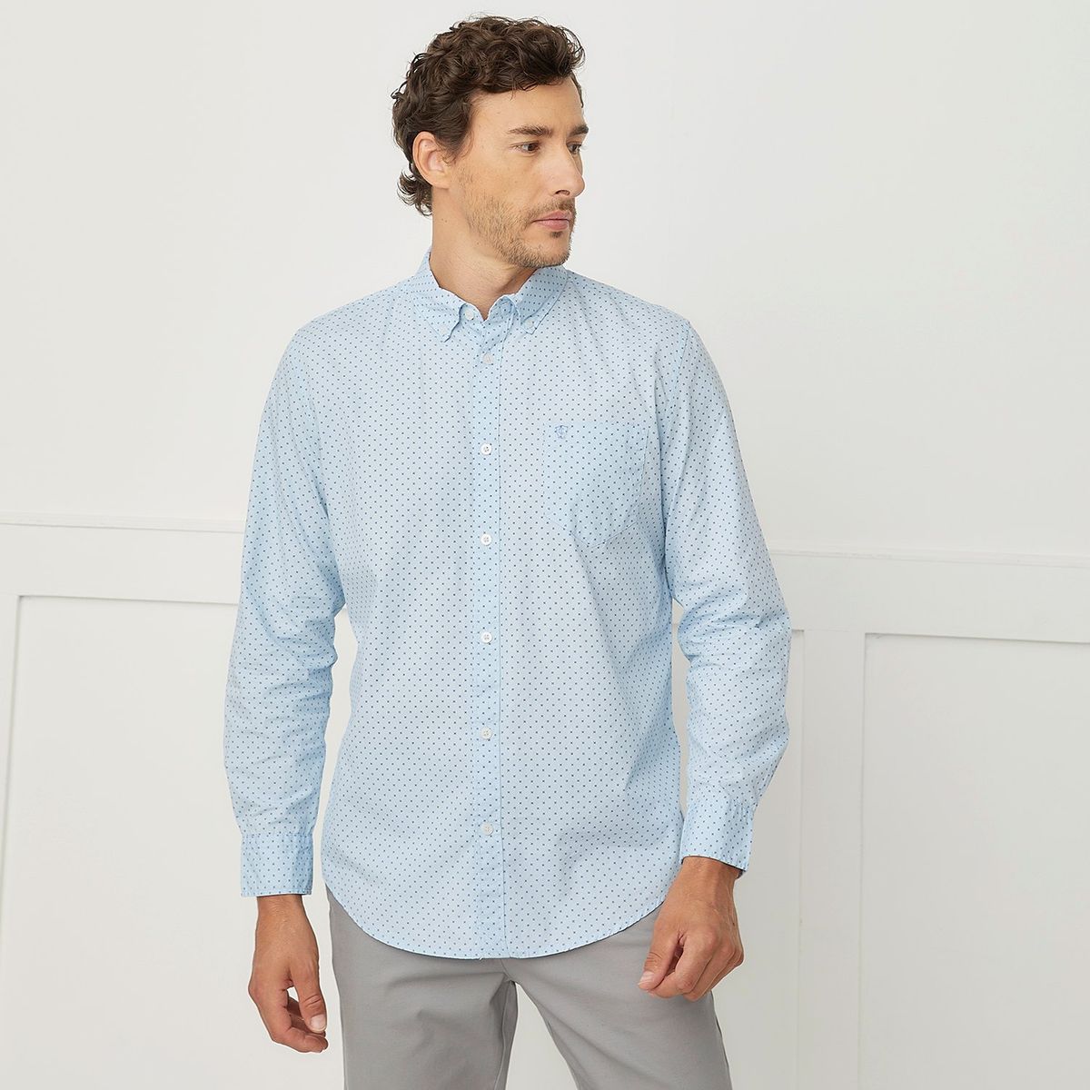 CHRISTIAN LACROIX - Camisa 100% Algodón Hombre Christian Lacroix 