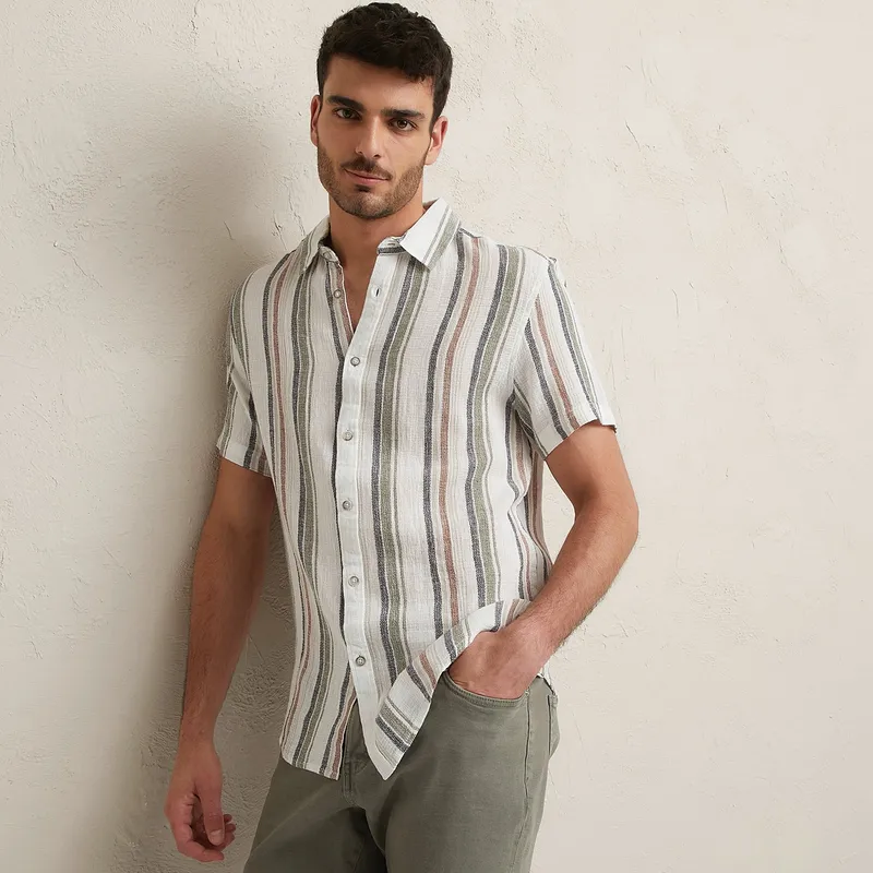 BASEMENT - Camisa Algodón Hombre Basement 