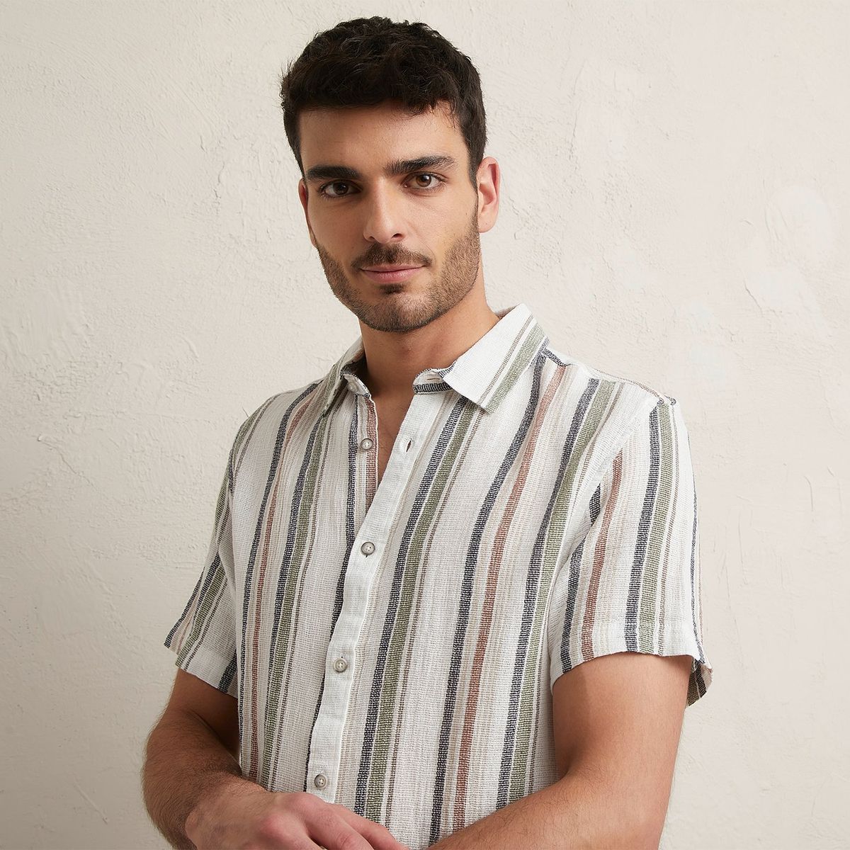 BASEMENT - Camisa Algodón Hombre Basement 