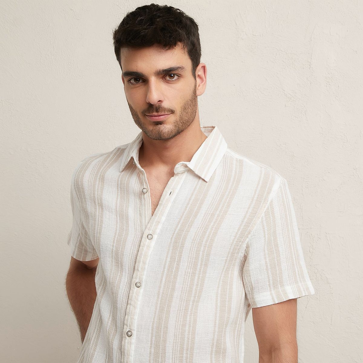 BASEMENT - Camisa Algodón Hombre Basement 