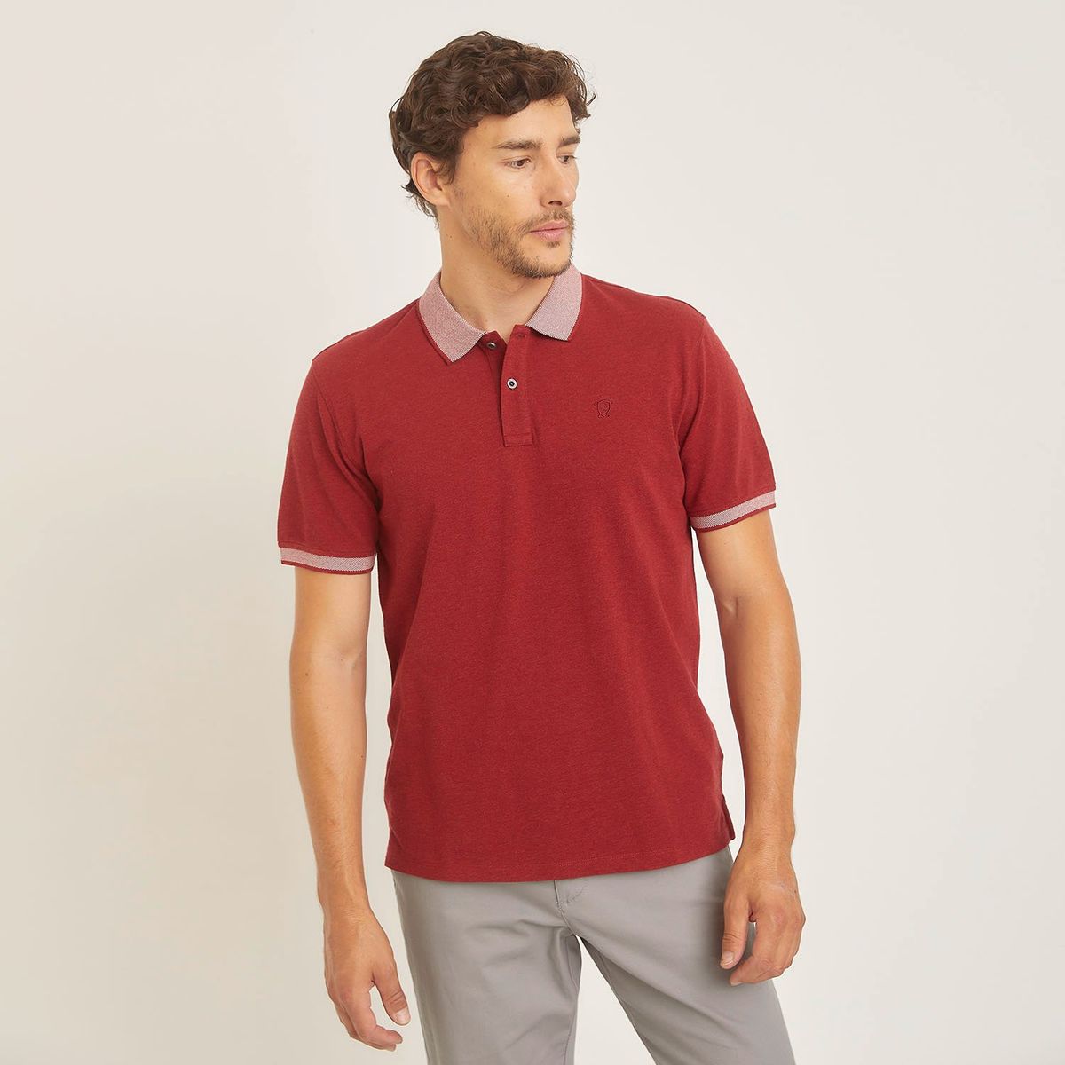 CHRISTIAN LACROIX - Polo Manga Corta 100% Algodón Hombre Christian Lacroix