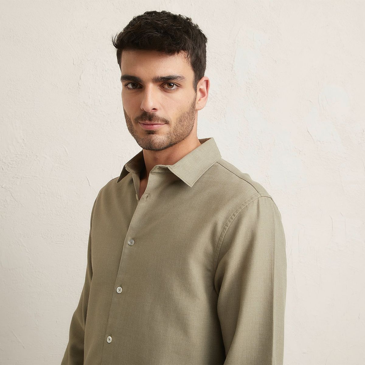 BASEMENT - Camisa Algodón Hombre Basement 