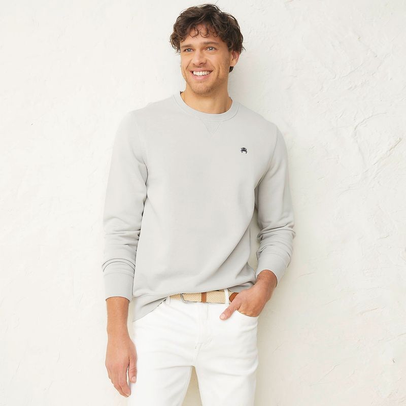 CASCAIS - Polera Cascais Manga Larga Cuello Redondo Algodón Hombre