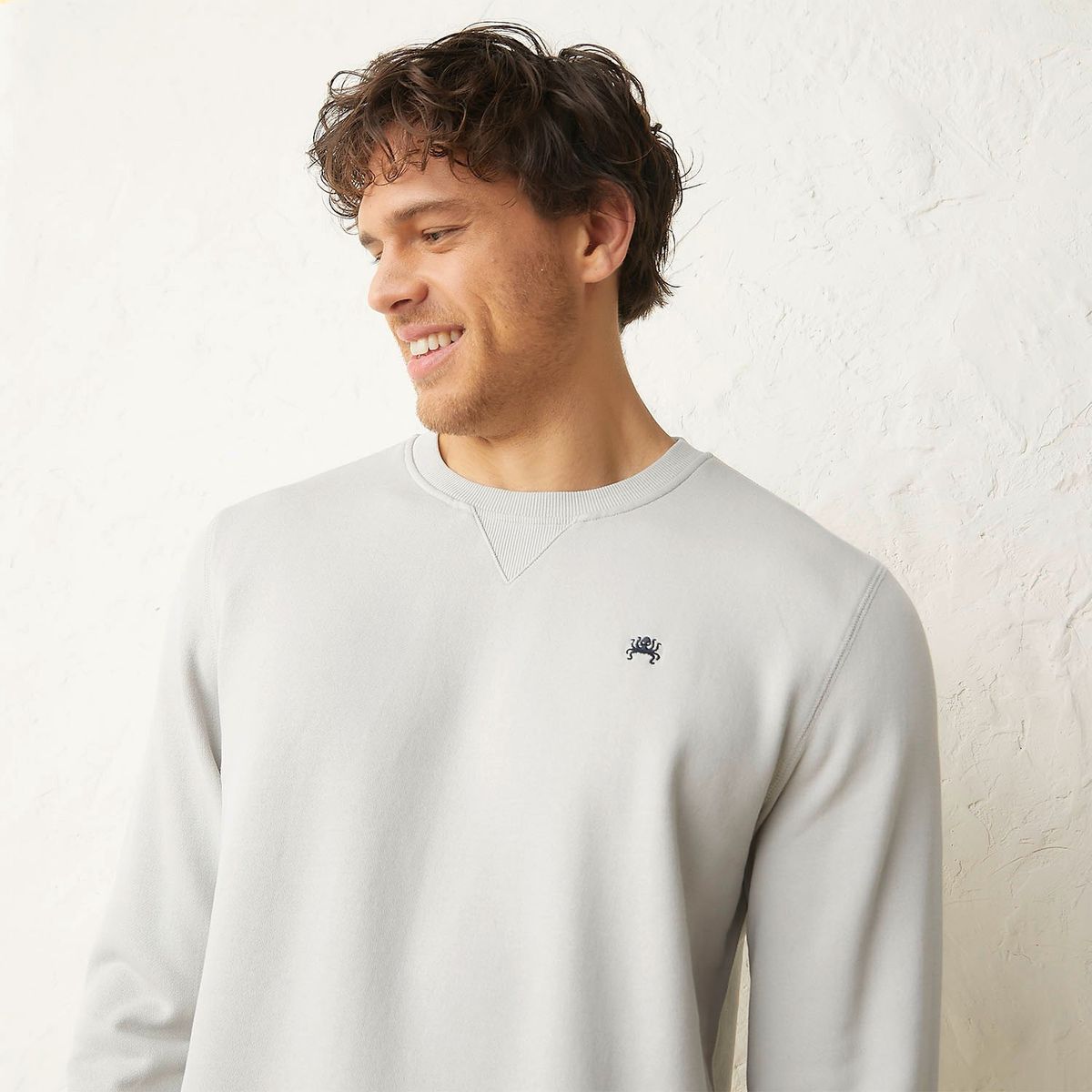 CASCAIS - Polera Cascais Manga Larga Cuello Redondo Algodón Hombre