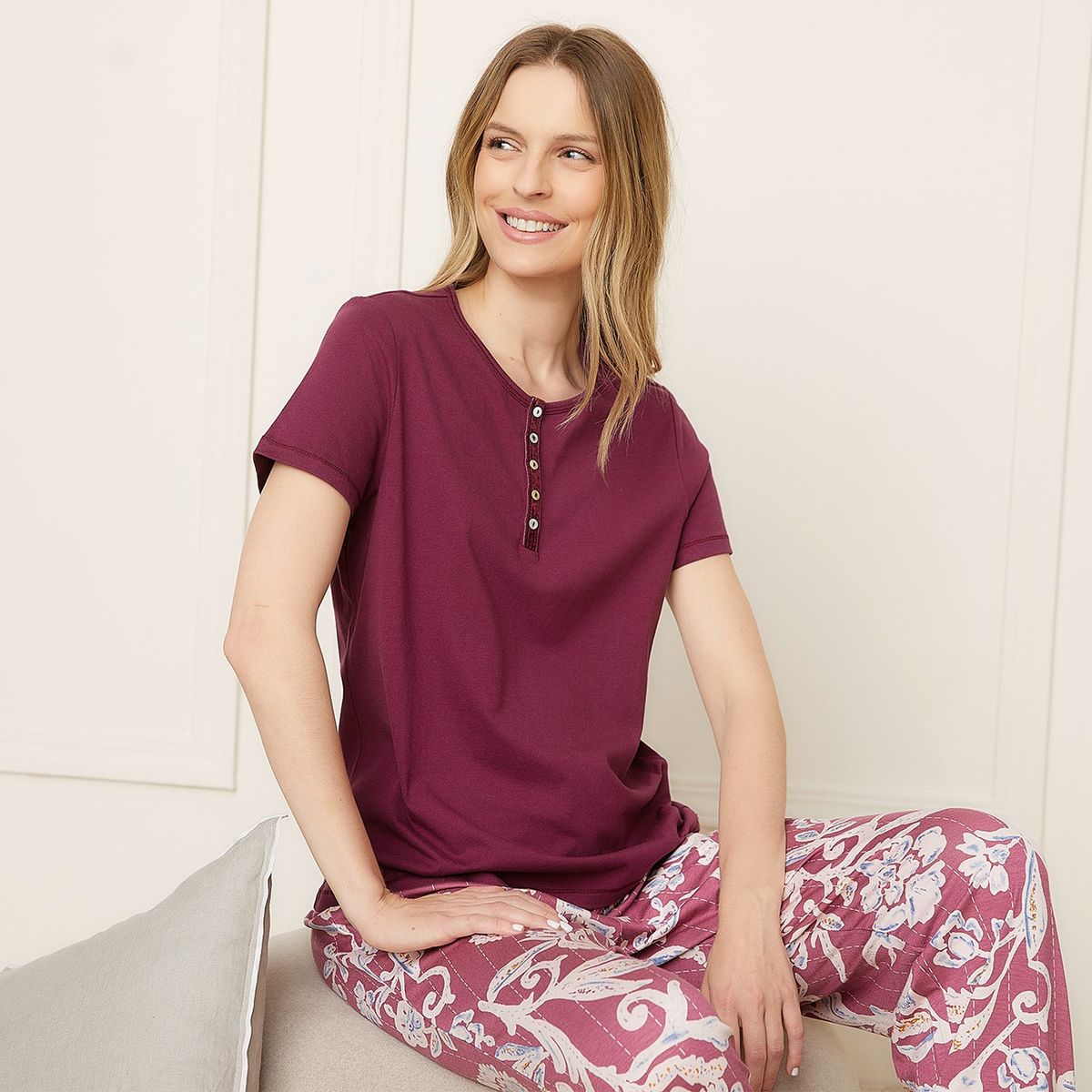 BLU - Polo Pijama Manga Corta