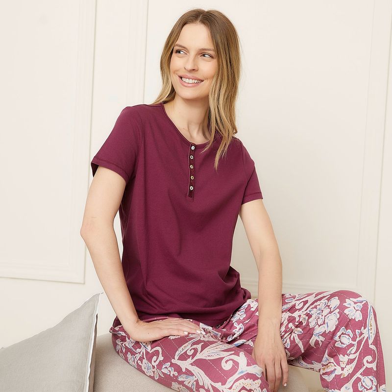 BLU - Polo Pijama Manga Corta