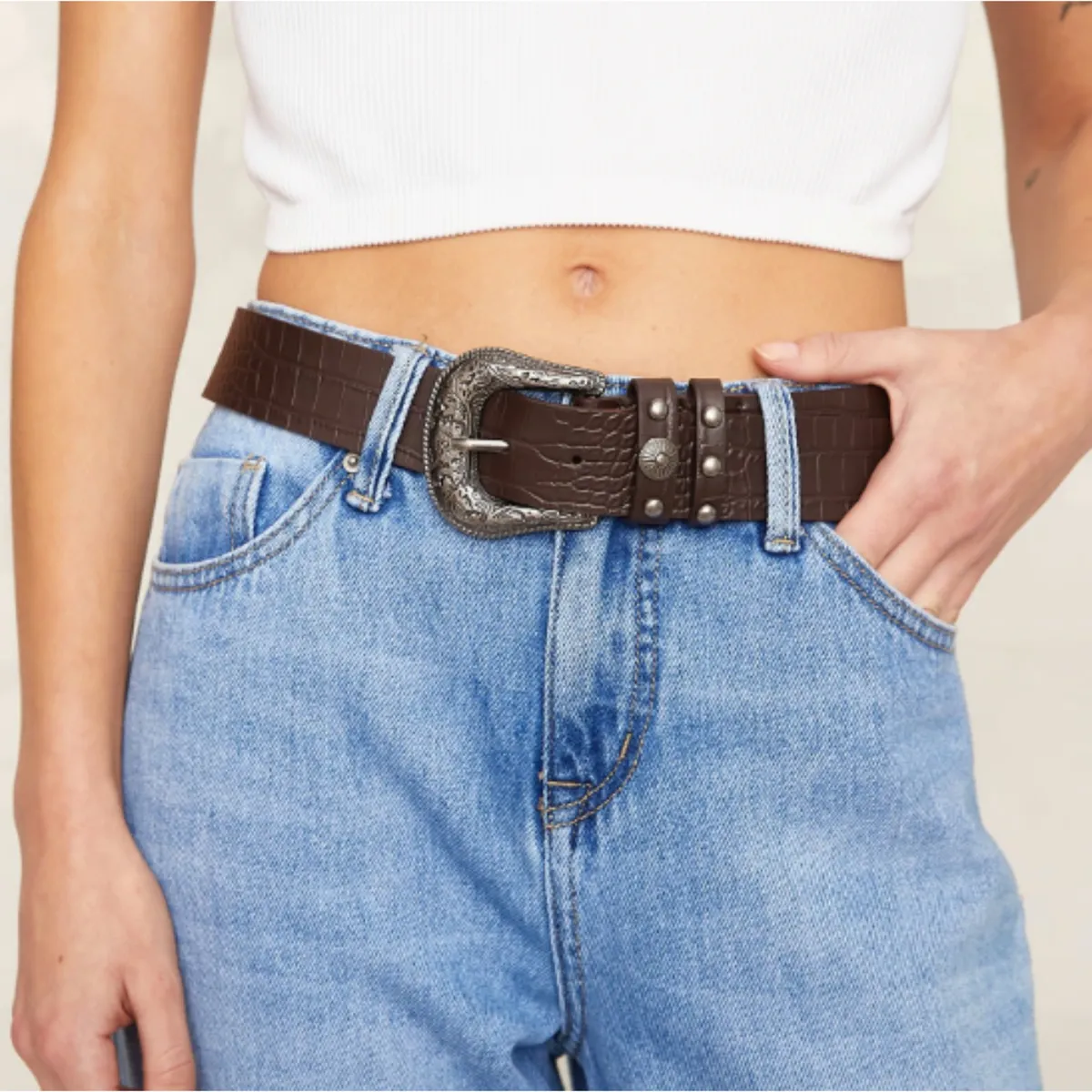 DENIMLAB - Cinturon Sintet Ttcia01ai2 Denimlab