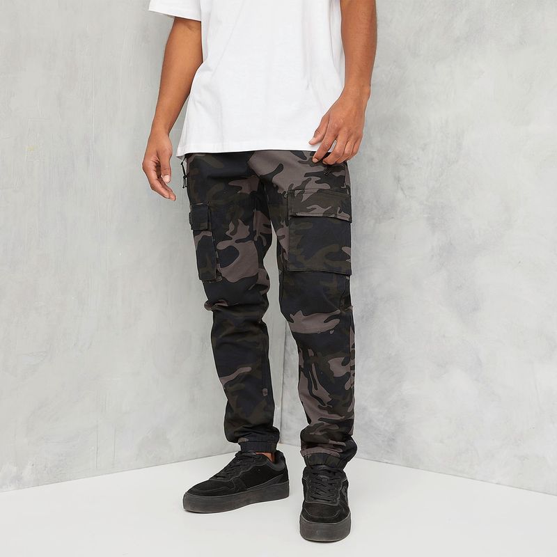 STARTER - Pantalón Jogger Cargo Algodón Hombre Starter