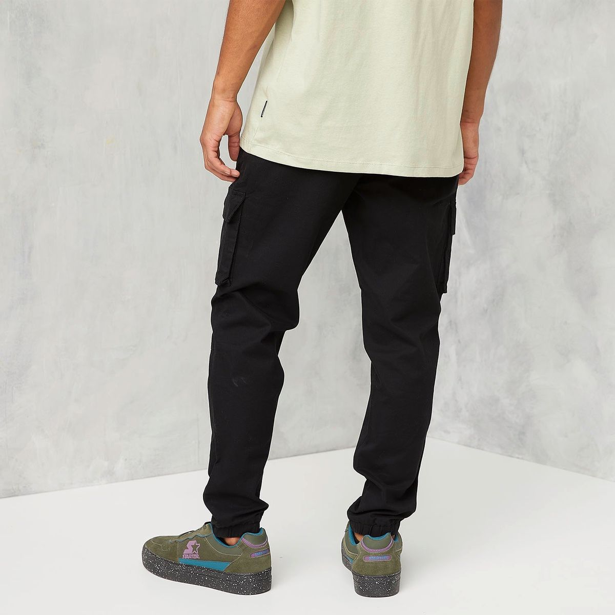 STARTER - Pantalón Jogger Cargo Algodón Hombre Starter