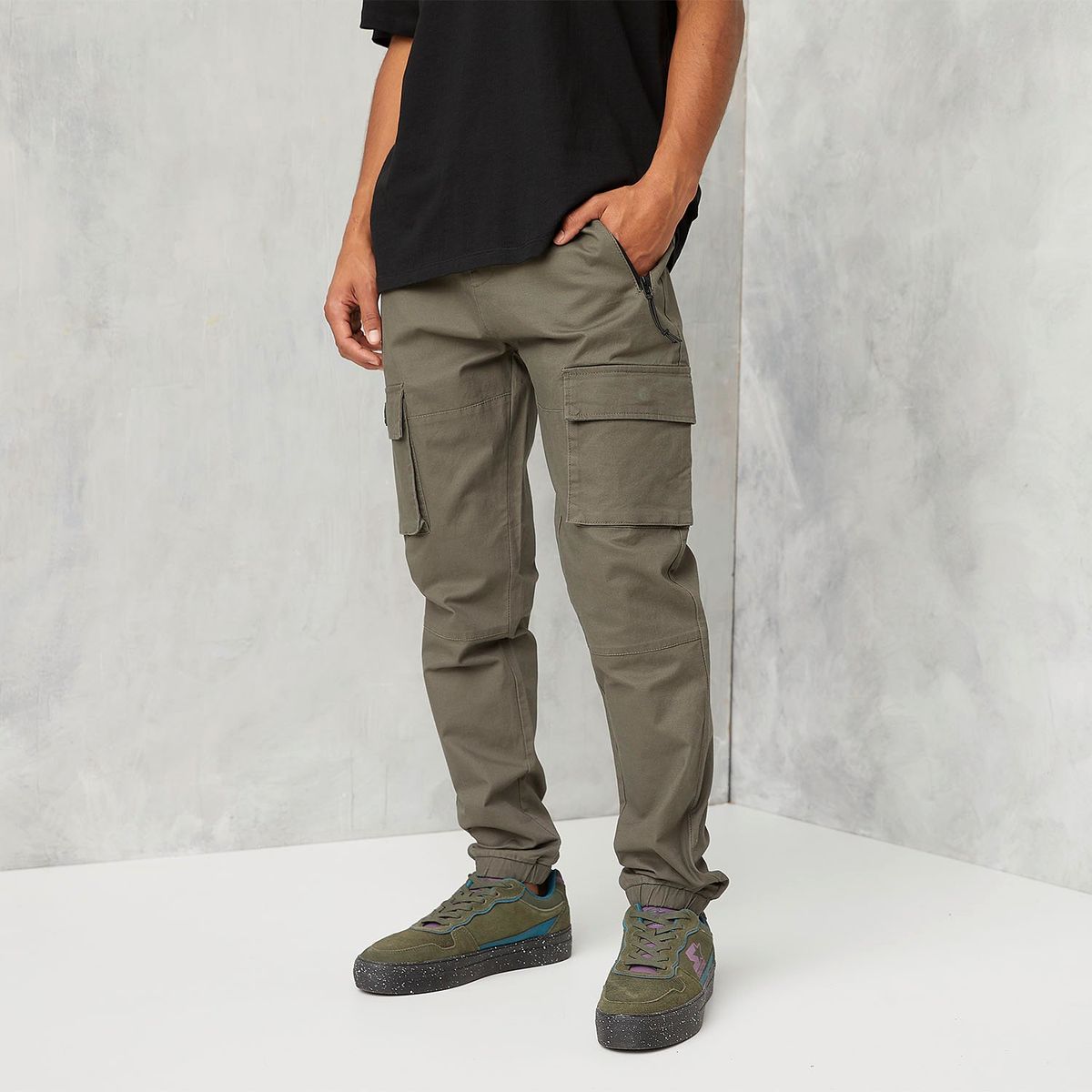 STARTER - Pantalón Jogger Cargo Algodón Hombre Starter