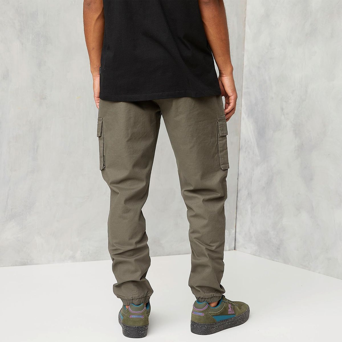STARTER - Pantalón Jogger Cargo Algodón Hombre Starter