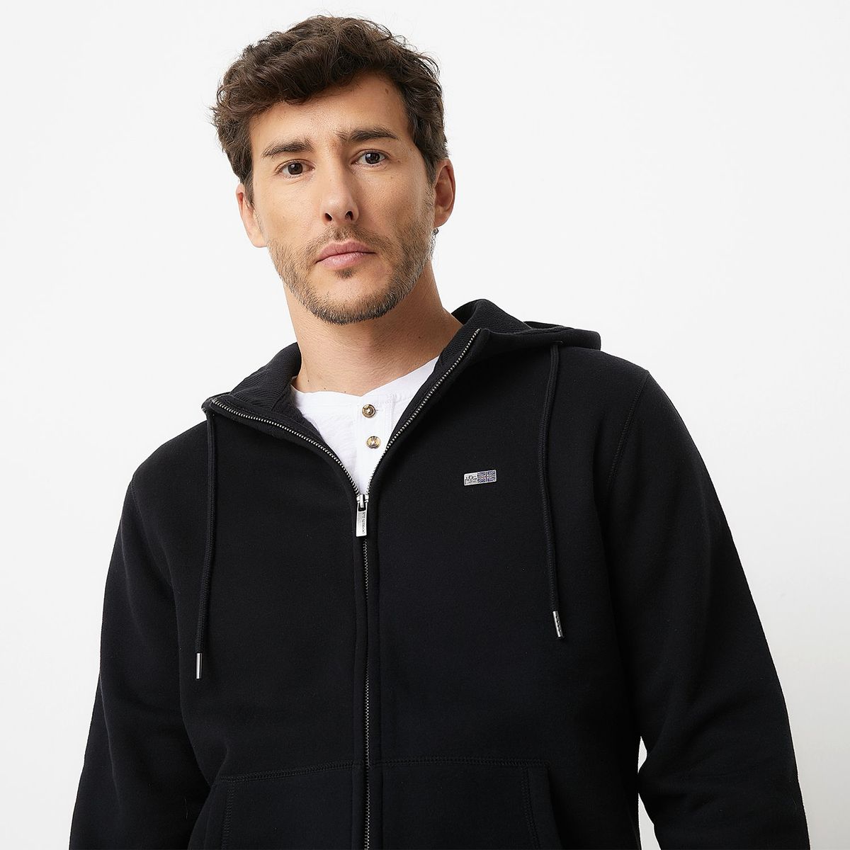 UNIVERSITY CLUB - Polera University Club Algodón Casual Hombre con Gorro 