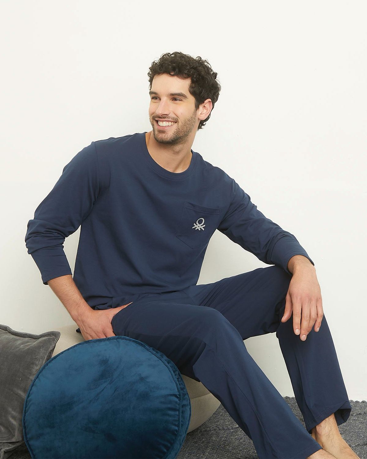 Benetton Pijamas Hombre Saga Falabella Pijama Largo Hombre