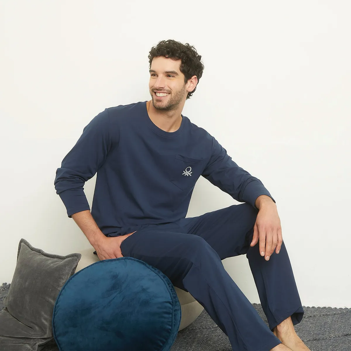 BENETTON - Pijama Largo Hombre Benetton