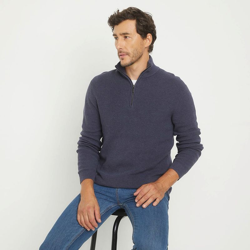 NEWPORT - Chompa Casual Algodón Hombre Newport Manga Larga 