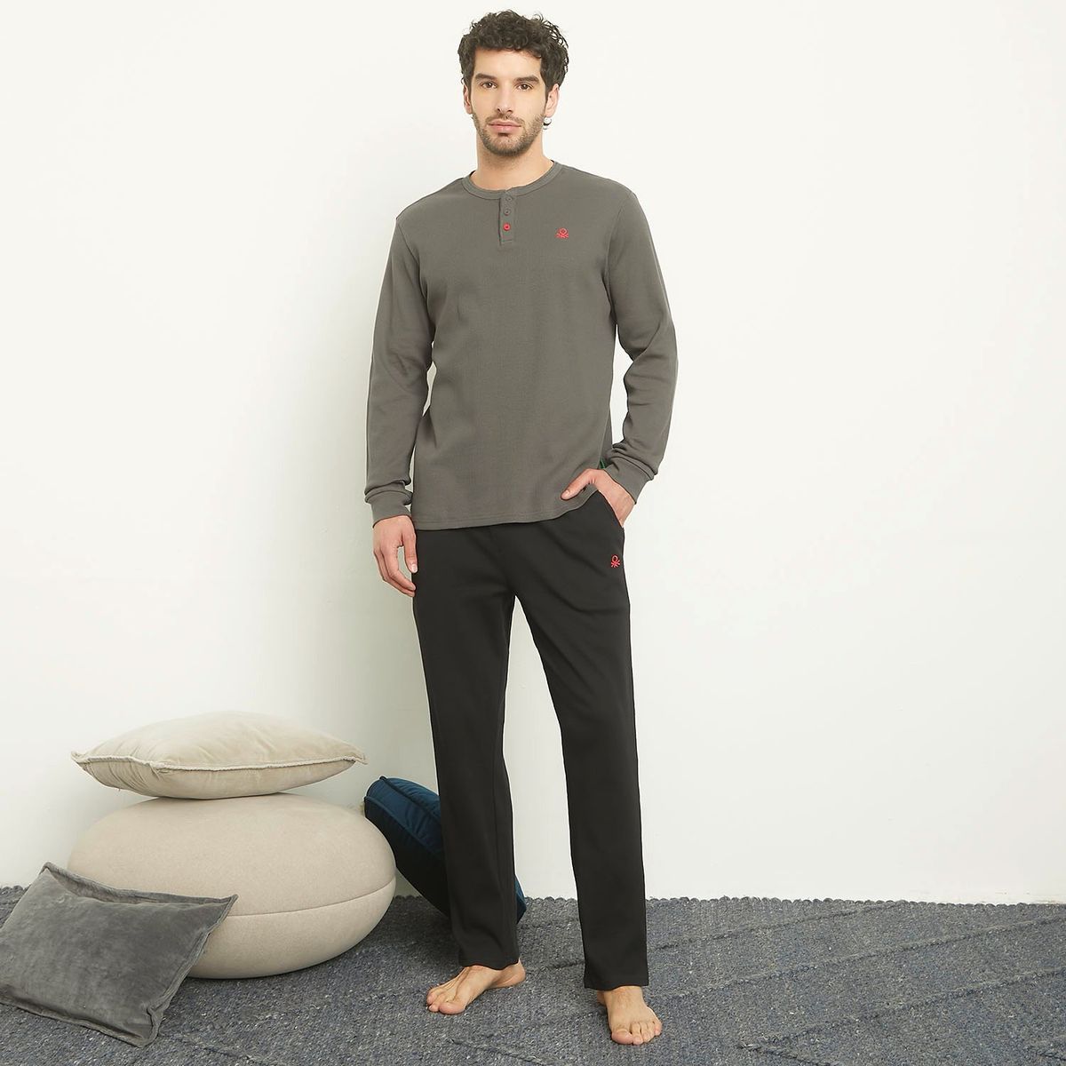 BENETTON - Pijama Largo Hombre Benetton 