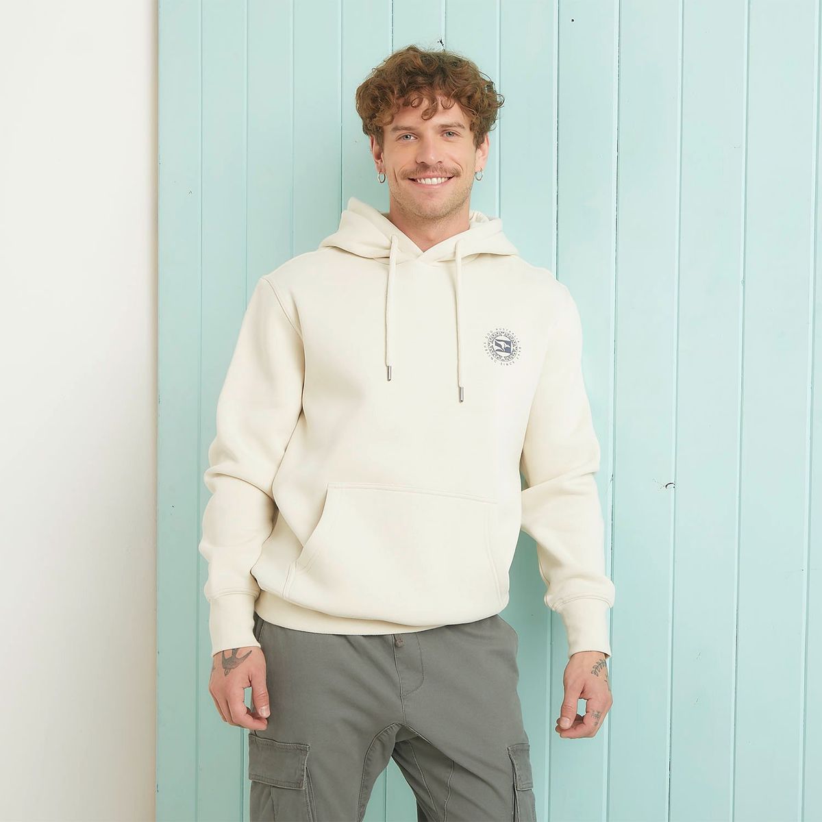 DOO AUSTRALIA - Polera Doo Australia Algodón Estampado Hombre Manga Larga