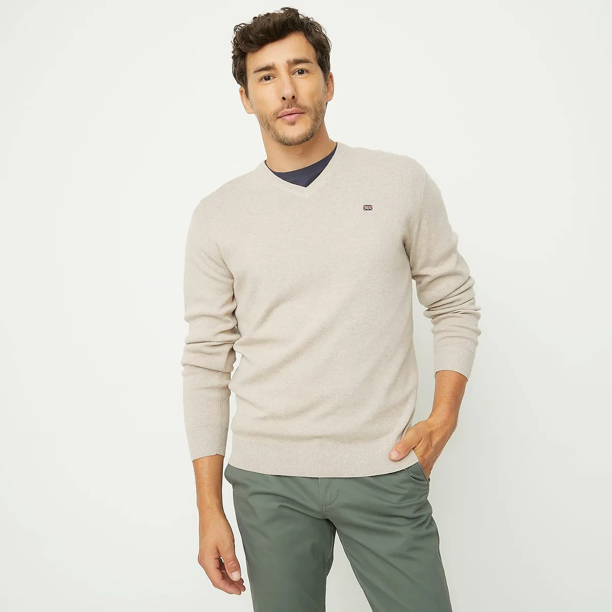 UNIVERSITY CLUB - Chompa Manga Larga Hombre University Club