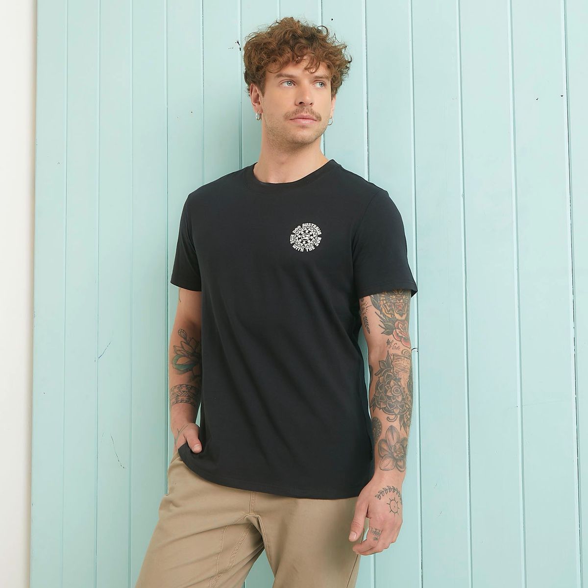 DOO AUSTRALIA - Polo Doo Australia Manga Corta Casual Algodón Hombre