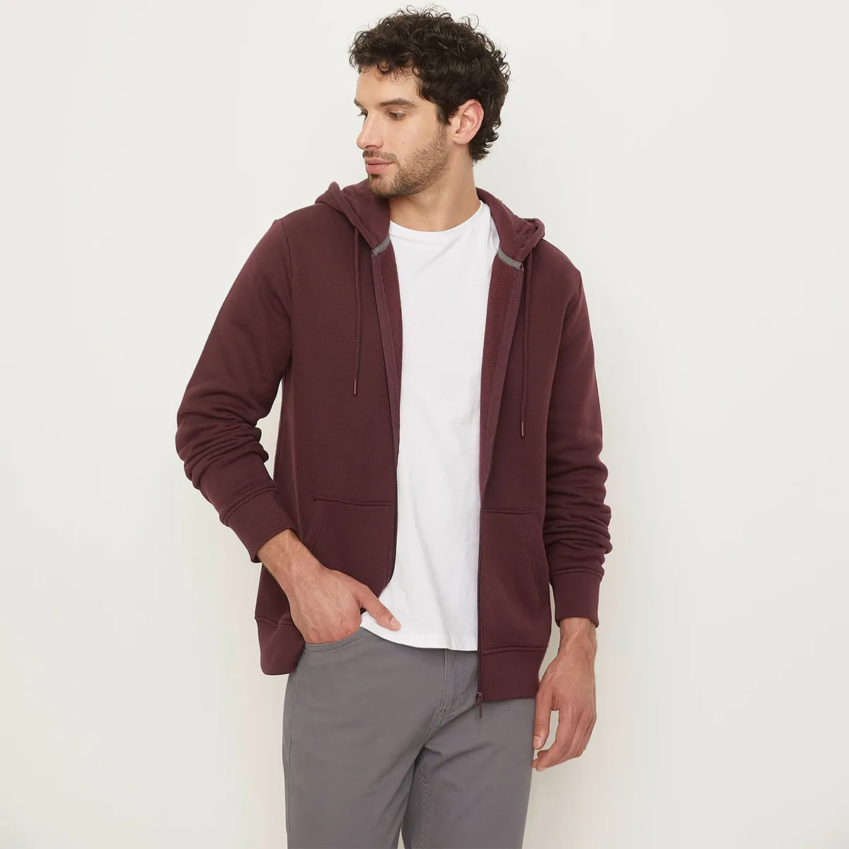 NEWPORT - Polera Algodón con Cierre Newport Regular Fit Hombre 