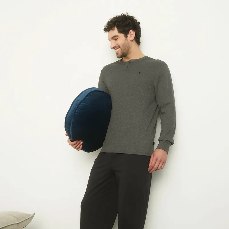 NEWPORT - Pijama Newport Algodón Poliéster Hombre Manga Larga 