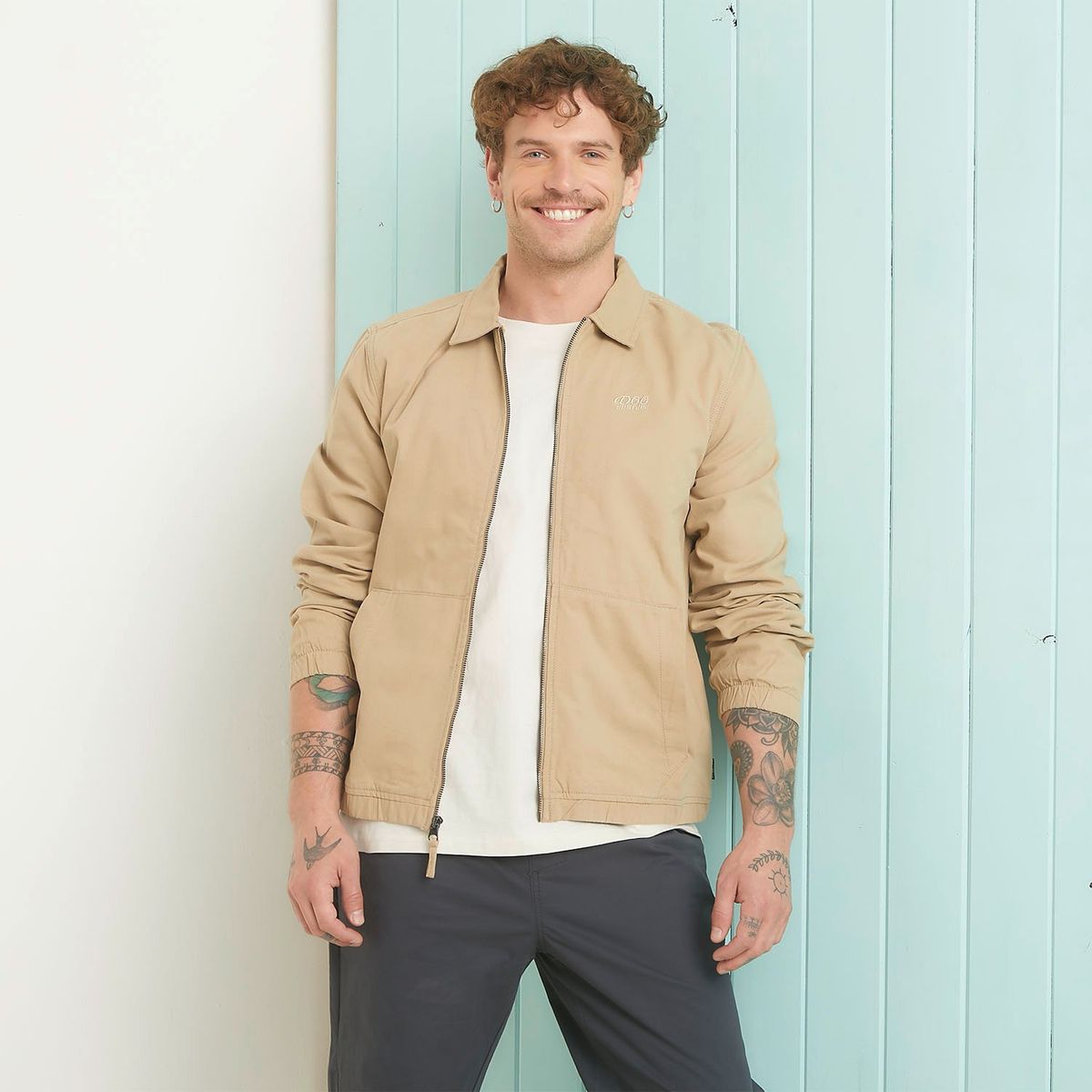 DOO AUSTRALIA - Casaca Doo Australia Manga Larga Algodón Hombre