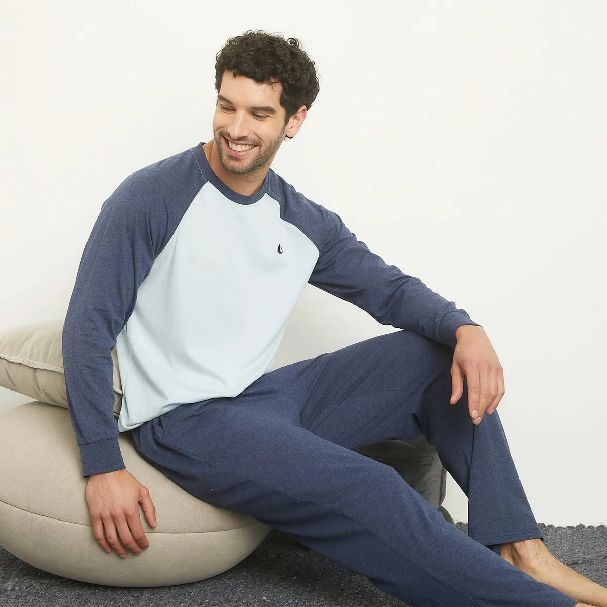 NEWPORT - Pijama Newport Algodón Manga Larga Hombre