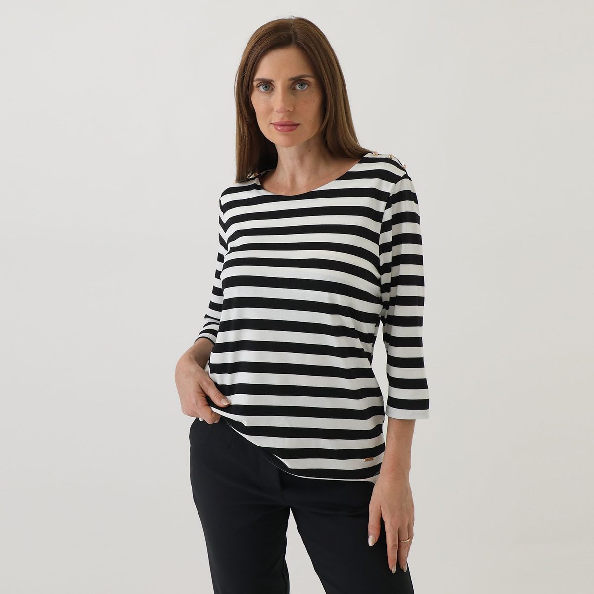 STEFANO COCCI - Polo Manga Larga Casual Mujer Stefano Cocci