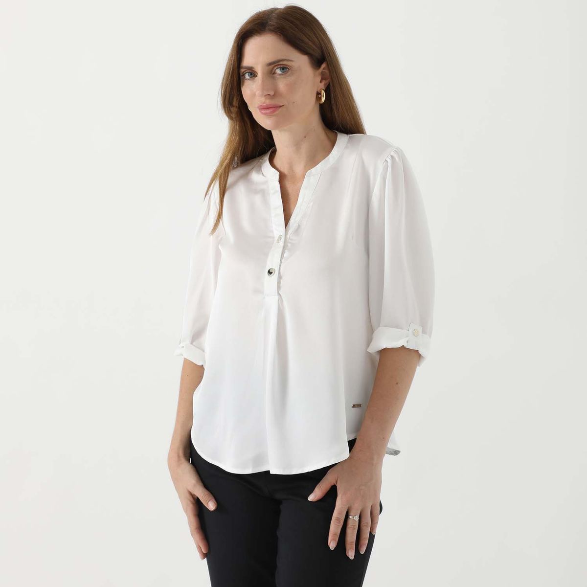 STEFANO COCCI - Blusa Manga Larga Casual Mujer Stefano Cocci