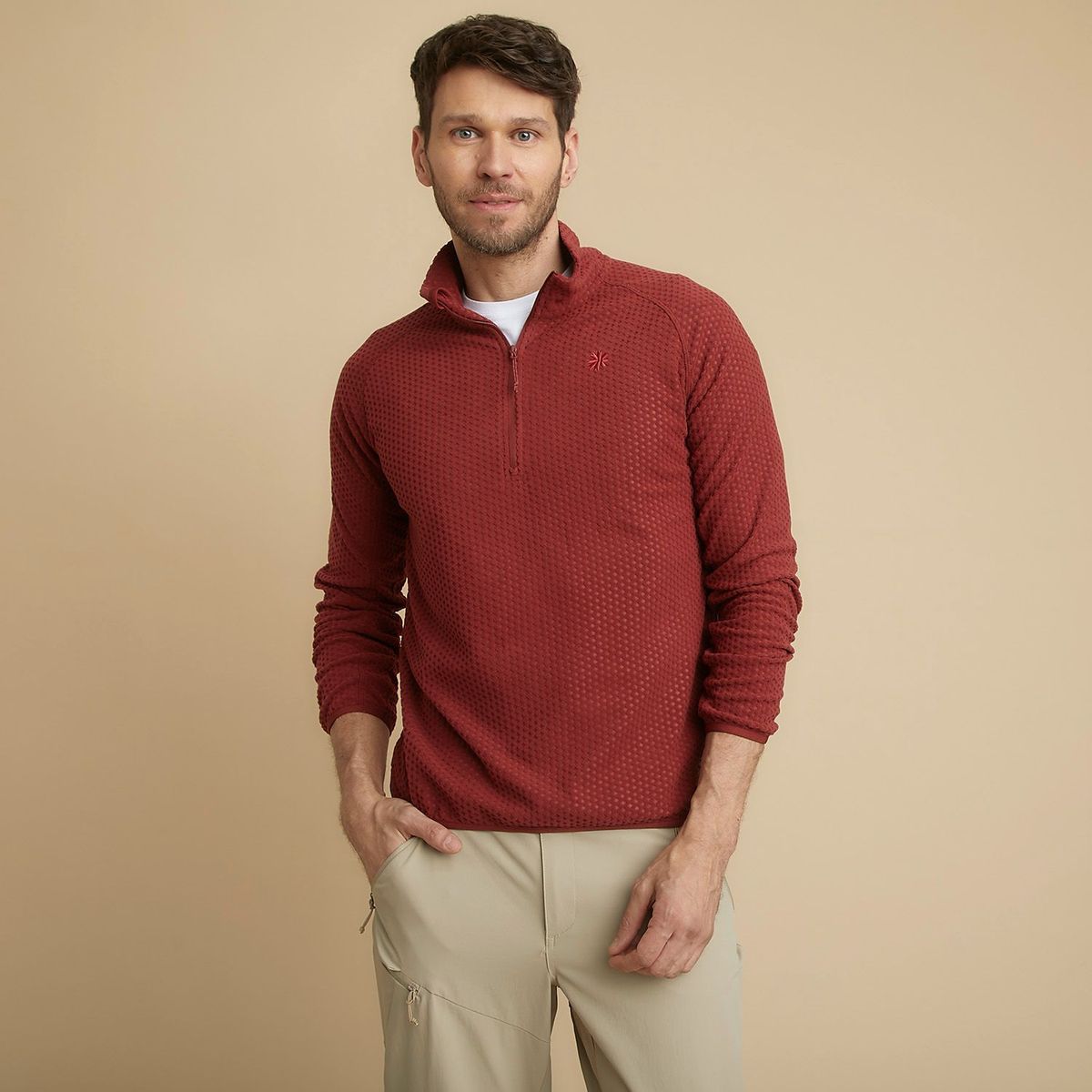 MOUNTAIN GEAR - Polar Half Zipper Deportivo Hombre Mountain Gear