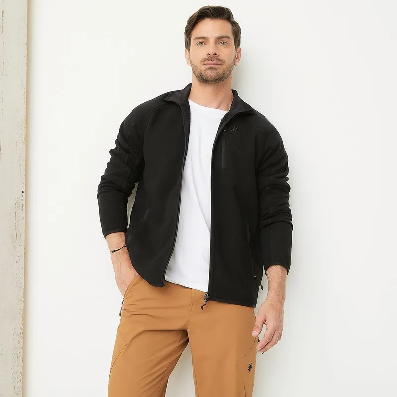 MOUNTAIN GEAR - Casaca Polar Deportiva Outdoor Hombre Mountain Gear