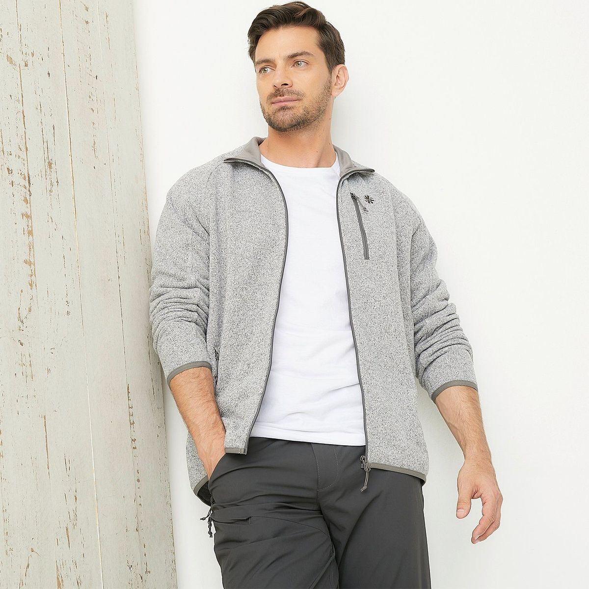 MOUNTAIN GEAR - Casaca Polar Deportiva Outdoor Hombre Mountain Gear