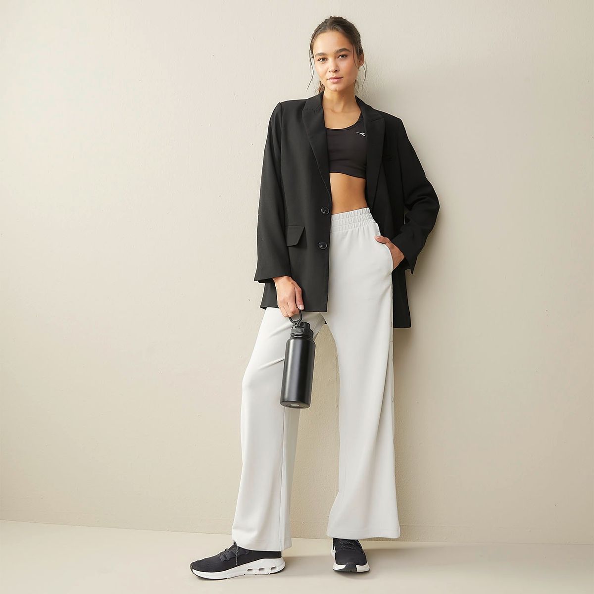 DIADORA - Buzo Athleisure con botones Deportivo Mujer Diadora