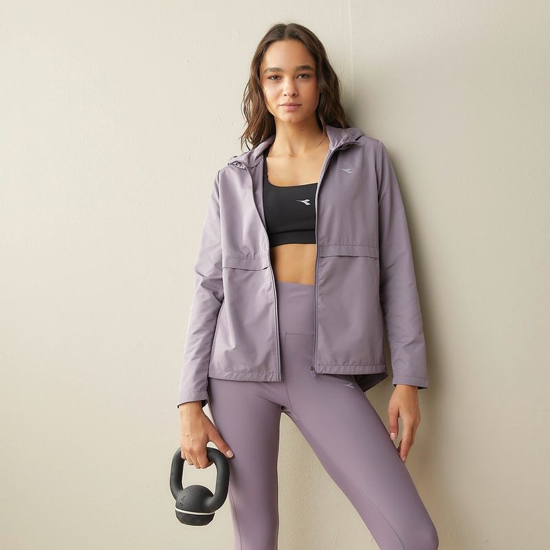 DIADORA - Casaca Cortaviento Deportivo Mujer Diadora