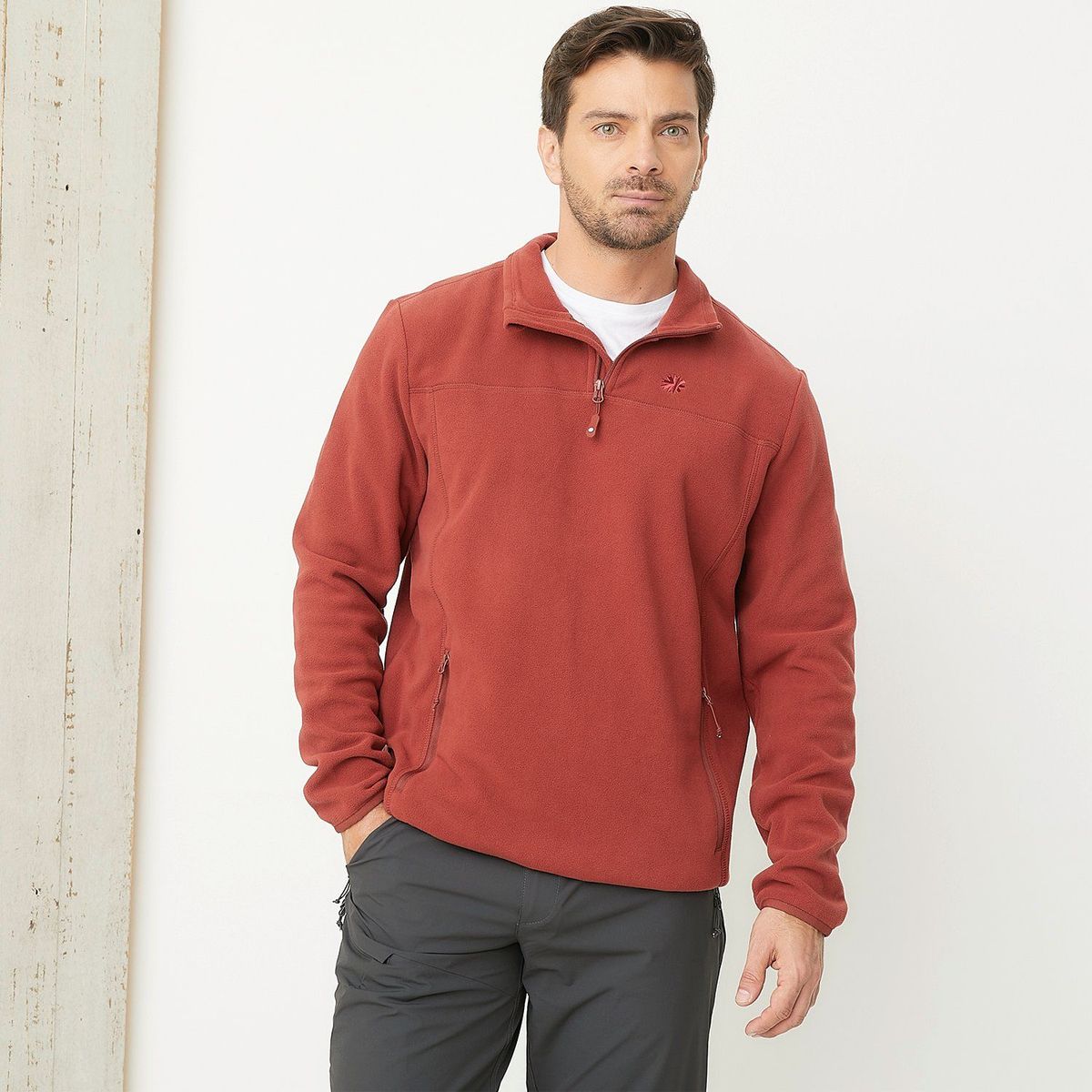 MOUNTAIN GEAR - Polar Half Zipper Deportivo Hombre Mountain Gear