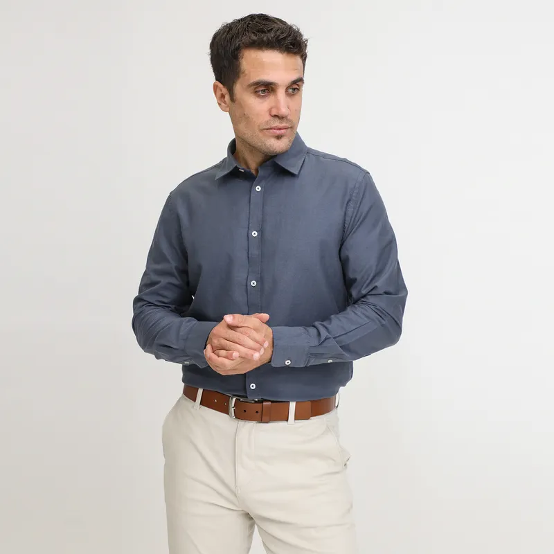 BASEMENT - Camisa 100% Algodón Hombre Basement