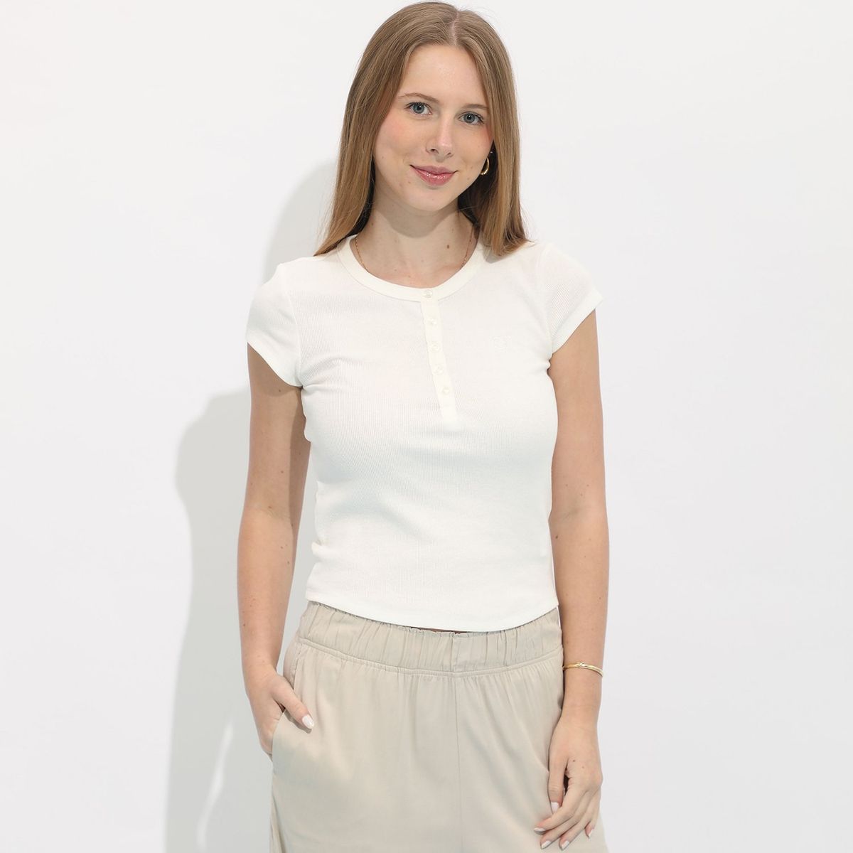 AMERICAN ABBEY - Polo Manga Corta Mujer American Abbey