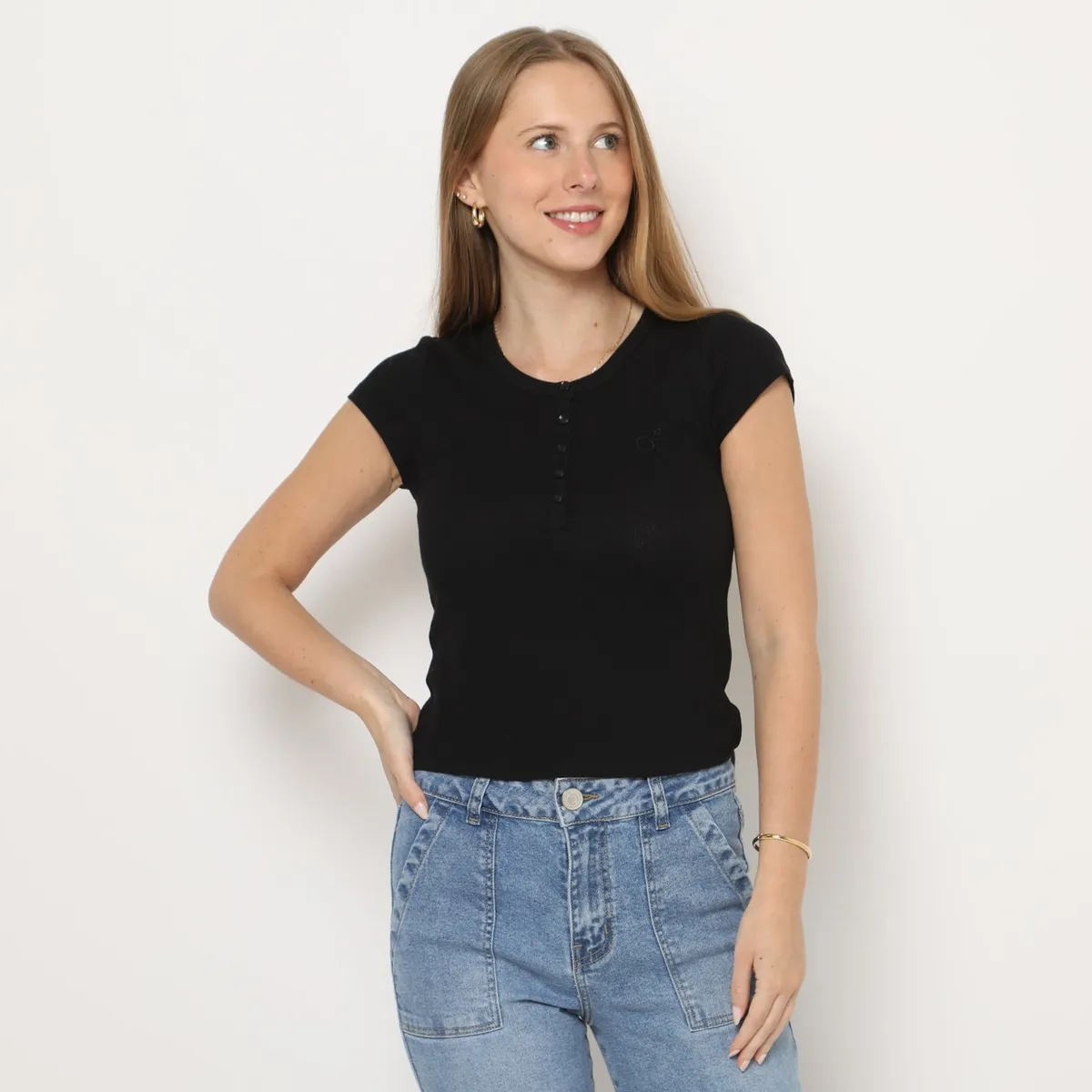 AMERICAN ABBEY - Polo Manga Corta Mujer American Abbey