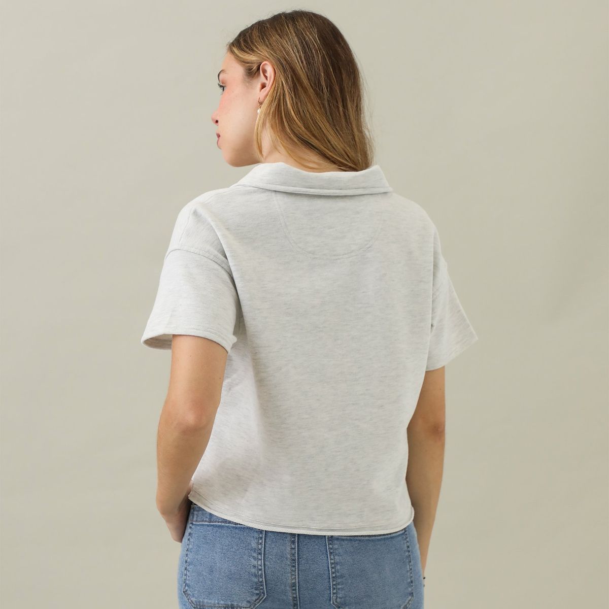 AMERICAN ABBEY - Polo Manga Corta Algodón Mujer American Abbey