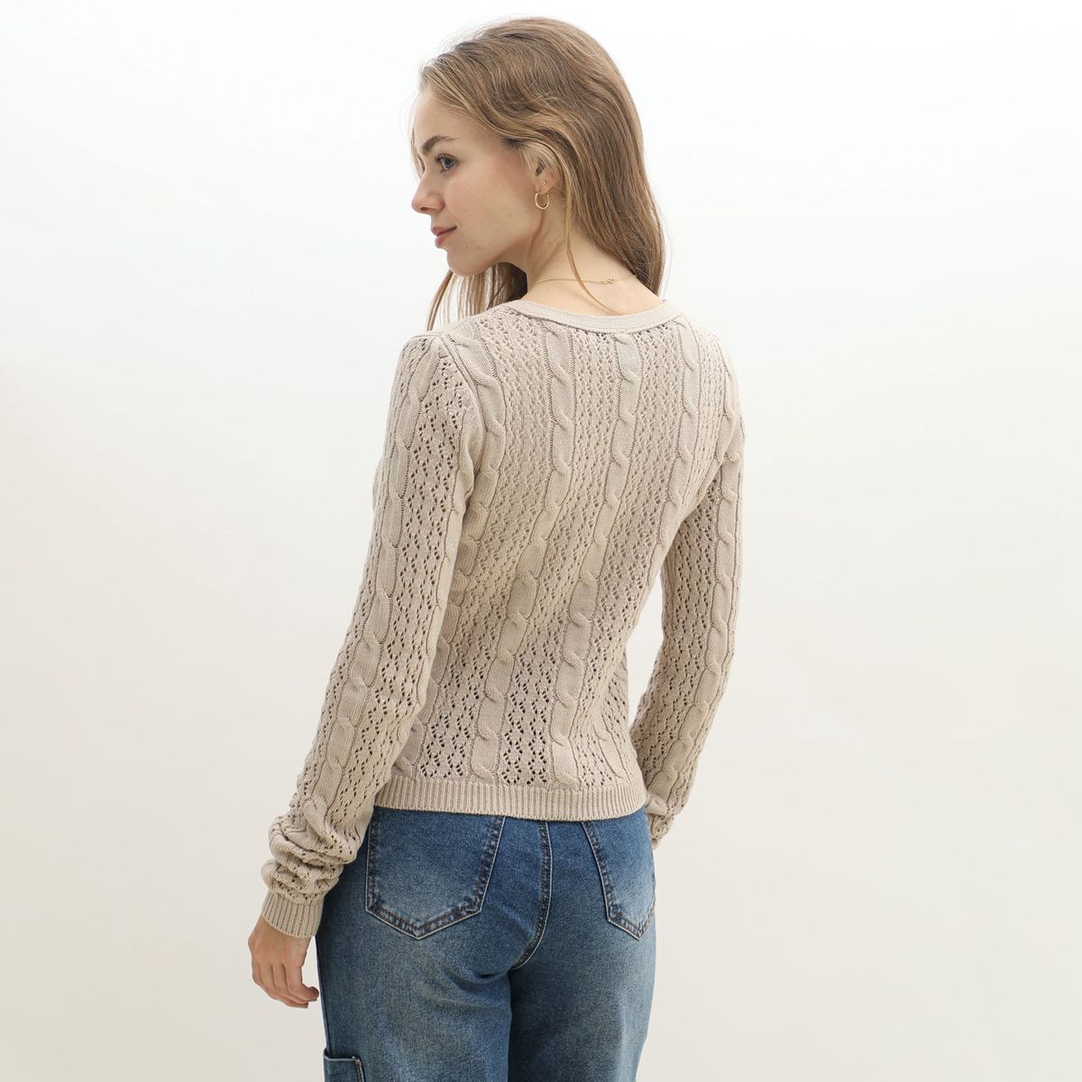 AMERICAN ABBEY - Cardigan Algodón Mujer American Abbey